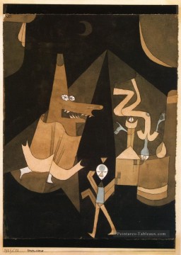 Scène de sorcière Paul Klee Peinture à l'huile